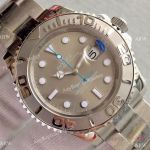 Replica Swiss Grade Rolex Yachtmaster Gray Face Watch 40mm